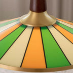Contemporary Creative Copper Acrylic Flying Saucer Shade LED Pendant Light For Living Room