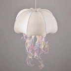 Contemporary Creative Fabric Jellyfish Flowing Ribbon 1-light Pendant Light for Living Room BulbSquare