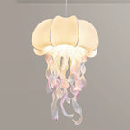 Contemporary Creative Fabric Jellyfish Flowing Ribbon 1-light Pendant Light for Living Room BulbSquare