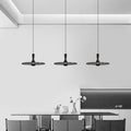 Modern Minimalist Water Ripple Disc Aluminum Glass LED Pendant Light For Living Room