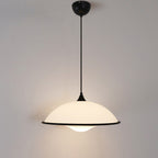 Contemporary Nordic Flying Saucer Iron Acrylic 1-Light Pendant Light For Living Room