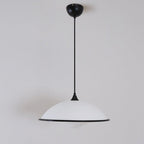 Contemporary Nordic Flying Saucer Iron Acrylic 1-Light Pendant Light For Living Room