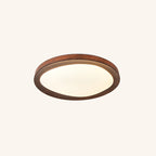 Contemporary Simplicity Iron Acrylic Round LED Flush Mount Ceiling Light For Bedroom