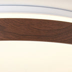 Contemporary Simplicity Iron Acrylic Round LED Flush Mount Ceiling Light For Bedroom