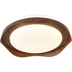 Contemporary Simplicity Iron Acrylic Round LED Flush Mount Ceiling Light For Bedroom