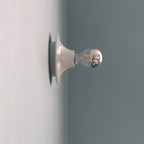 Contemporary Scandinavian Iron Geometric Circle 1-Light Wall Sconce Lamp For Living Room
