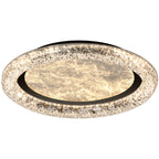 Contemporary Luxury Round Iron PMMA Cloud Mist Design LED Flush Mount Ceiling Light For Bedroom