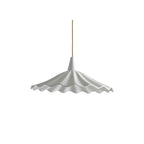 Traditional Vintage Ceramic Lotus Leaf Shade 1-light Pendant Light for Living Room BulbSquare