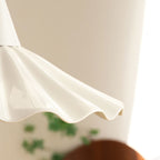 Traditional Vintage Ceramic Lotus Leaf Shade 1-light Pendant Light for Living Room BulbSquare