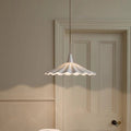 Traditional Vintage Ceramic Lotus Leaf Shade 1-light Pendant Light for Living Room BulbSquare