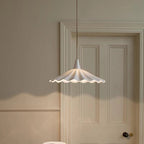 Traditional Vintage Ceramic Lotus Leaf Shade 1-light Pendant Light for Living Room BulbSquare
