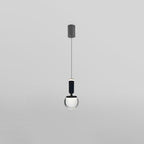 Contemporary Nordic Spherical Acrylic Aluminum LED Liftable Pendant Light For Living Room
