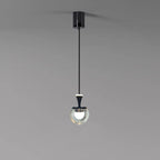 Contemporary Nordic Spherical Acrylic Aluminum LED Liftable Pendant Light For Living Room