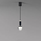 Contemporary Nordic Spherical Acrylic Aluminum LED Liftable Pendant Light For Living Room