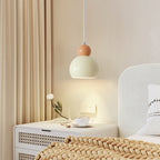 Traditional French Iron Geometric Sphere Shade 1-Light Pendant Light For Bedroom