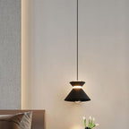 Contemporary Nordic Aluminum Iron Hourglass Shade LED Pendant Light For Bedroom