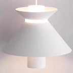 Contemporary Nordic Aluminum Iron Hourglass Shade LED Pendant Light For Bedroom