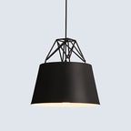 Contemporary Nordic Geometry Diamond Aluminum 1-Light Pendant Light For Living Room