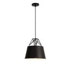 Contemporary Nordic Geometry Diamond Aluminum 1-Light Pendant Light For Living Room
