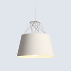 Contemporary Nordic Geometry Diamond Aluminum 1-Light Pendant Light For Living Room