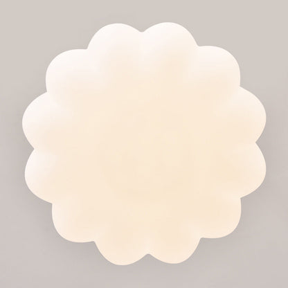 Traditional French Iron Acrylic Cotton Flower 1-light Pendant Light for Living Room