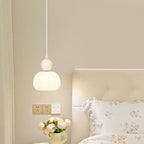 Traditional French Iron Acrylic Cotton Flower 1-light Pendant Light for Living Room