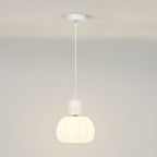 Traditional French Iron Acrylic Cotton Flower 1-light Pendant Light for Living Room