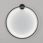 Modern Minimalist Aluminum Acrylic Circle Ring LED Wall Sconce Lamp For Living Room