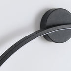 Modern Minimalist Aluminum Acrylic Circle Ring LED Wall Sconce Lamp For Living Room