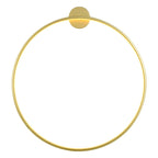 Modern Minimalist Aluminum Acrylic Circle Ring LED Wall Sconce Lamp For Living Room
