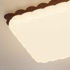 Contemporary Simplicity Iron Acrylic Geometry Round LED Flush Mount Ceiling Light For Bedroom