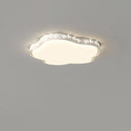 Contemporary Creative Iron PV Cloud Shade LED Flush Mount Ceiling Light For Living Room