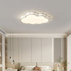 Contemporary Creative Iron PV Cloud Shade LED Flush Mount Ceiling Light For Living Room