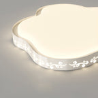 Contemporary Creative Iron PV Cloud Shade LED Flush Mount Ceiling Light For Living Room