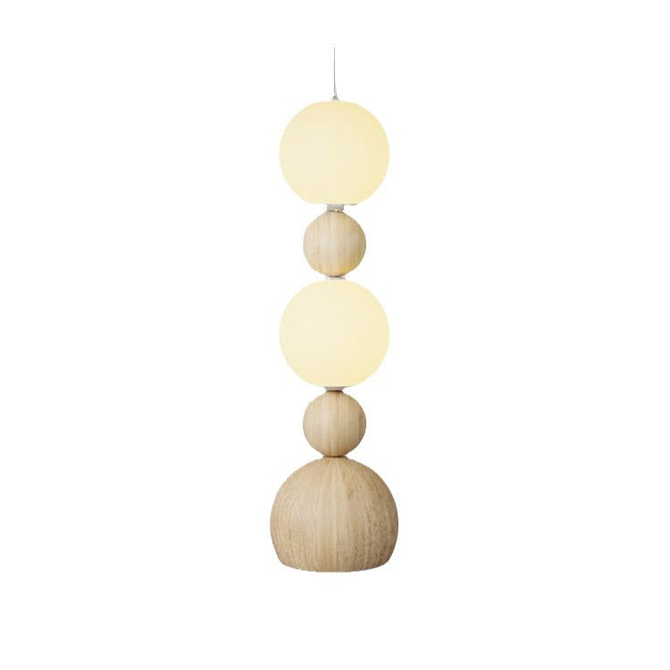 Contemporary Scandinavian Iron PE Spherical Shade LED Standing Floor Lamp For Living Room Lumendat