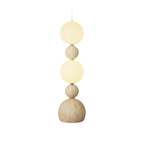 Contemporary Scandinavian Iron PE Spherical Shade LED Standing Floor Lamp For Living Room Lumendat