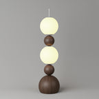 Contemporary Scandinavian Iron PE Spherical Shade LED Standing Floor Lamp For Living Room Lumendat
