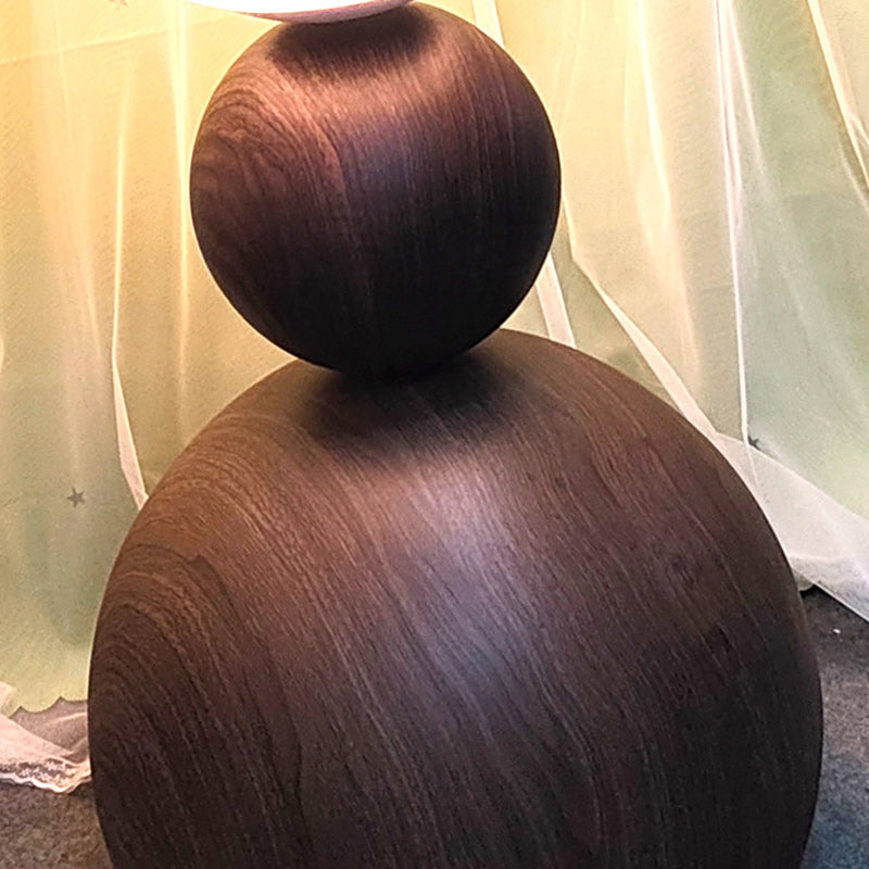 Contemporary Scandinavian Iron PE Spherical Shade LED Standing Floor Lamp For Living Room Lumendat