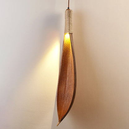 Contemporary Creative Cocoa Leaf 1/2/3-light Pendant Light Island Light for Dining Room