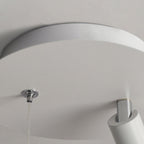 Modern Mid-Century Iron Aluminum Horn Shade LED Pendant Light Spotlight For Living Room