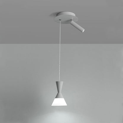 Modern Mid-Century Iron Aluminum Horn Shade LED Pendant Light Spotlight For Living Room