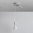 Modern Mid-Century Iron Aluminum Horn Shade LED Pendant Light Spotlight For Living Room