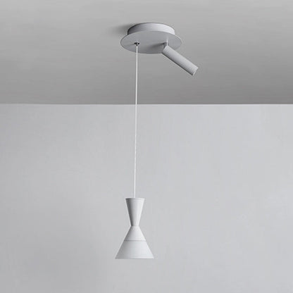 Modern Mid-Century Iron Aluminum Horn Shade LED Pendant Light Spotlight For Living Room