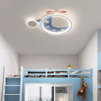 Lumendat Contemporary Creative Cartoon Helicopter Iron Acrylic LED Flush Mount Ceiling Light Kid's Lighting For Living Room Lumendat