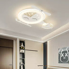 Lumendat Contemporary Creative Cartoon Helicopter Iron Acrylic LED Flush Mount Ceiling Light Kid's Lighting For Living Room Lumendat