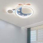 Lumendat Contemporary Creative Cartoon Helicopter Iron Acrylic LED Flush Mount Ceiling Light Kid's Lighting For Living Room Lumendat