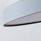 Modern Mid-century Geometric Circle Metal Acrylic LED Semi-flush Mount Ceiling Light for Bedroom