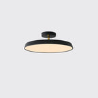 Modern Mid-century Geometric Circle Metal Acrylic LED Semi-flush Mount Ceiling Light for Bedroom