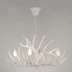 Modern Art Deco Antler Shaped Iron Pvc 4/6/8/9/12 Light Chandelier for Dining Room Lumendat