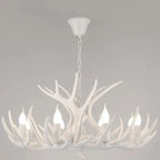 Modern Art Deco Antler Shaped Iron Pvc 4/6/8/9/12 Light Chandelier for Dining Room Lumendat